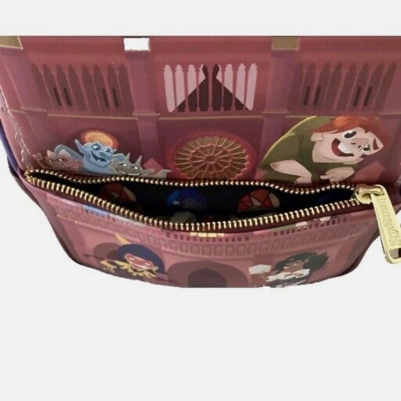 Disney Loungefly Mini Backpack The Hunchback of Notre Dame Cathedral - Picture 6 of 8